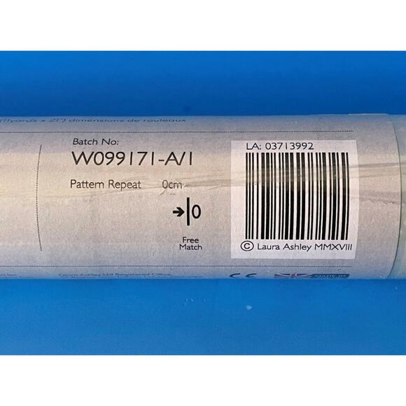 Laura Ashley Cornish Stripe Wallpaper Roll Grey Green More Available - Picture 5 of 7